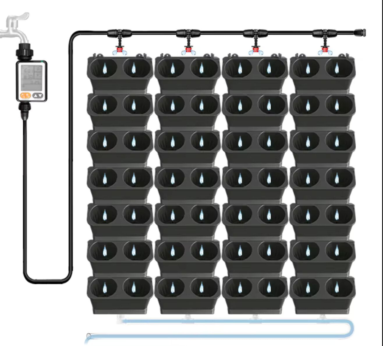 Wholesale Vertical Stackable Wall Planter